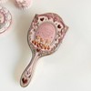 9th Anniversary Paddle Brush, Pink Sweetie Bear-Themed Hair Brush with