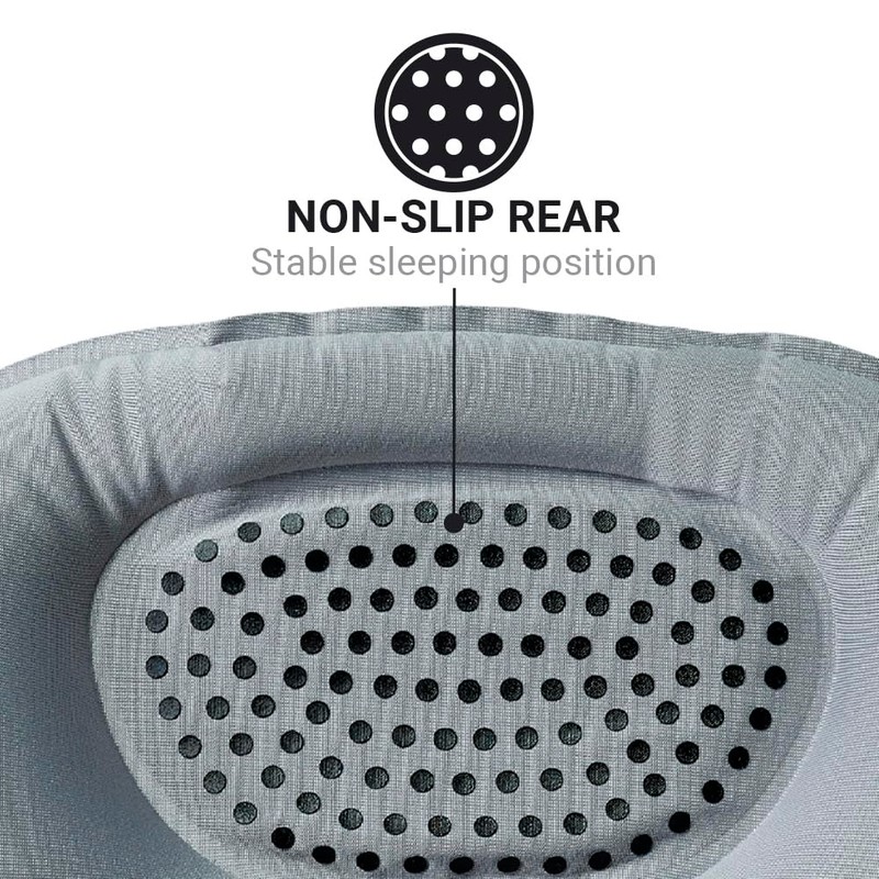 Go Travel Compact Snoozer Inflatable Travel Pillow - Black -