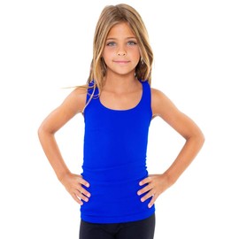 Malibu Sugar Girls (7-10) playera sin mangas Racer Back, Cobalto, Talla única