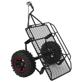 Tbest Metal RC Trailer Hopper Frame Upgrade Accessories Suitable for Axial RC Car Model Wpl Metal Upgrade -6 6X6 Accessories