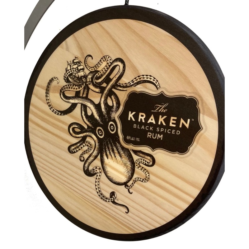 Kraken The Kraken Black Spiced Rum Double Sided Pub Sign
