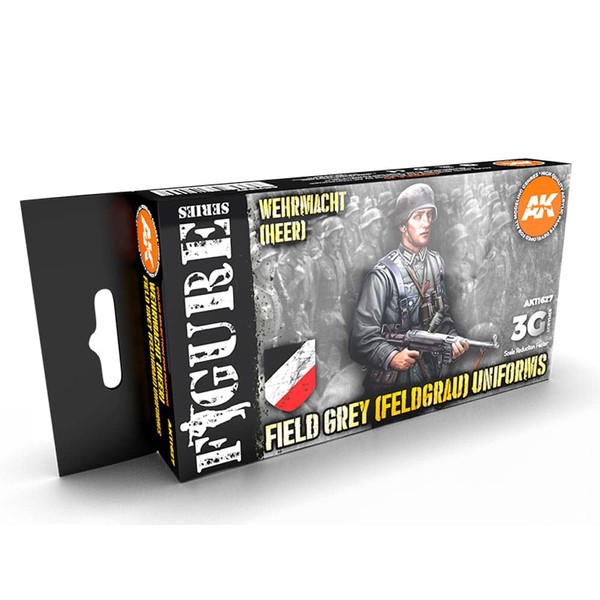 AK Acrylics 3Gen Figure Set AK11627 German Field Grey Uniforms