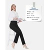 Tapata Women's Straight Leg Dress Pants Stretchy High Waist with