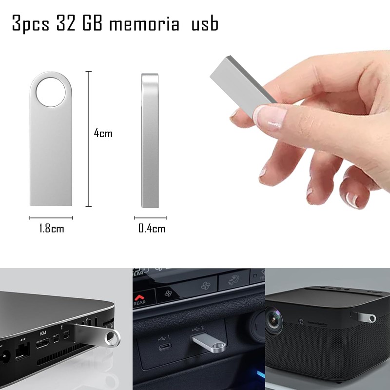 IOPDXZW 3 pcs 32gb Memoria USB, Memoria Flash USB 3.0,