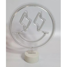 VIVITAR RGB Smiley Face Neon Desk Light With Remote
