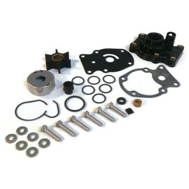 Rollers, Belts, Bearings, Pulleys and Much More- Replacement for Water Pump Impeller Kit for 2003 for Johnson 25 HP J25ELSTA, J25TESTR Outboard