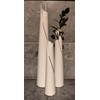GlasArt Flower Vase Pure White Slim White Simple Elegant 30-50