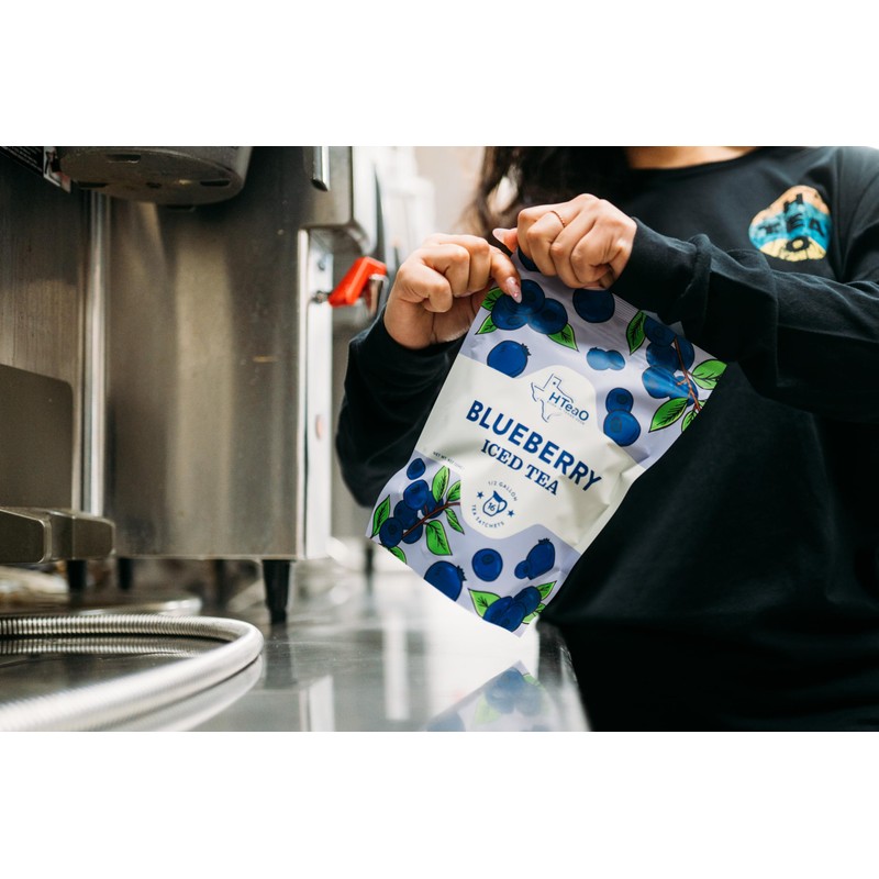 HTeaO Blueberry Green Tea – Texas-Style Flavored Iced Tea Bags