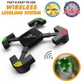 CARMTEK Level Wizard - Upgraded 2025 - Wireless RV Leveling System | Camper Leveling System with Extensible Legs for Accurate Leveling | Fast & Easy Way to Level Your RV