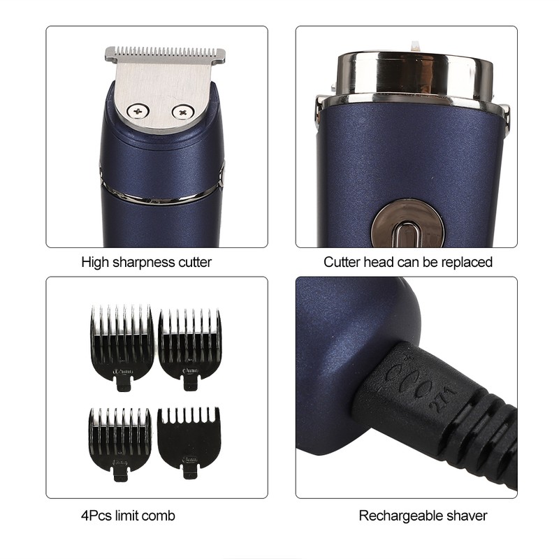 SURKER Multi Function Head Washable Hair Clipper Beard Trimmer Shaver