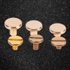 10 Sets Solid Brass Button Stud Screw Nail Screwback for
