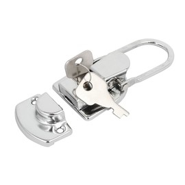 sourcingmap Suitcase Briefcase 65mm Length Metal Toggle Latch Hasp Lock 2pcs w 2 Keys