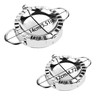 2 pieces, dumpling maker, stainless steel dumpling mould, dumpling mould,