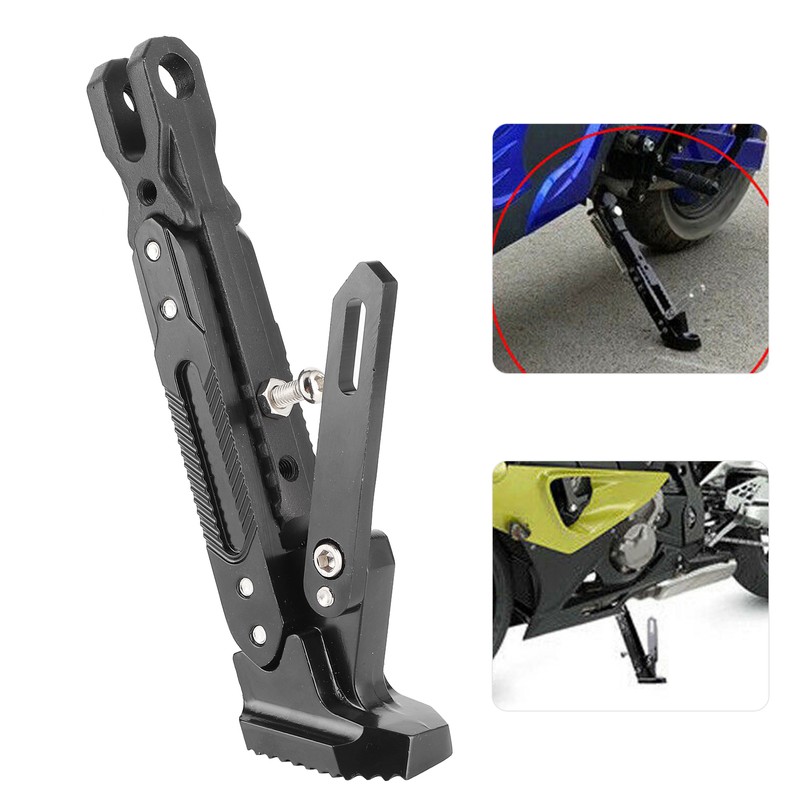 Universal Motorcycle Side Stand Adjustable Foot Brace Parking Leg Kickstand