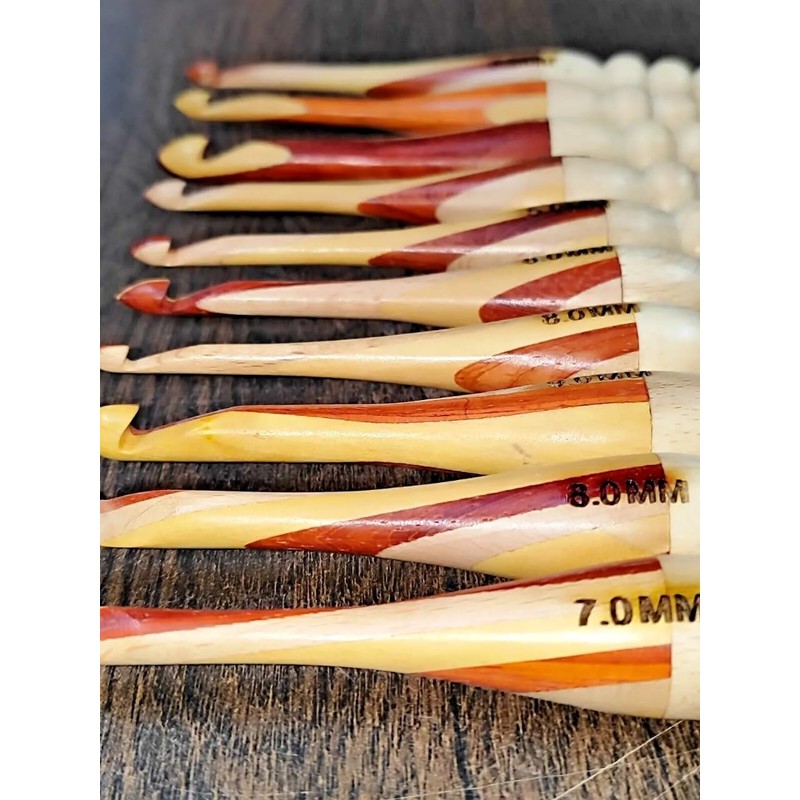Multi Wood Crochet Hook for Knitting and Crocheting | Knitting