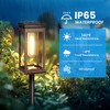 Upgraded Square Solar Pathway Lights Outdoor 8 Pack, IP65 Waterproof,