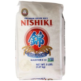Nishiki Medium Grain Rice, 80 Ounce - 5 Pound (Pack Of 1)