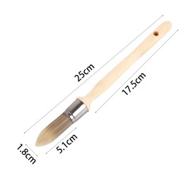 Synthetic Sash Brush Wax Paint Brush Sash Paint Brush Chip Paint Brush Chip Paint Brush Chalk Paint Brushes for Paint Stains Varnishes Glues and Home DIY