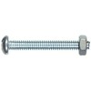 The Hillman Group 7716 Round Head Combo Machine Screw with Nut, 10-32-Inch x 2-Inch, 5-Pack