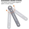MULWARK 11pc Right Angle Screwdriver 1/4 Mini Ratchet Wrench Close