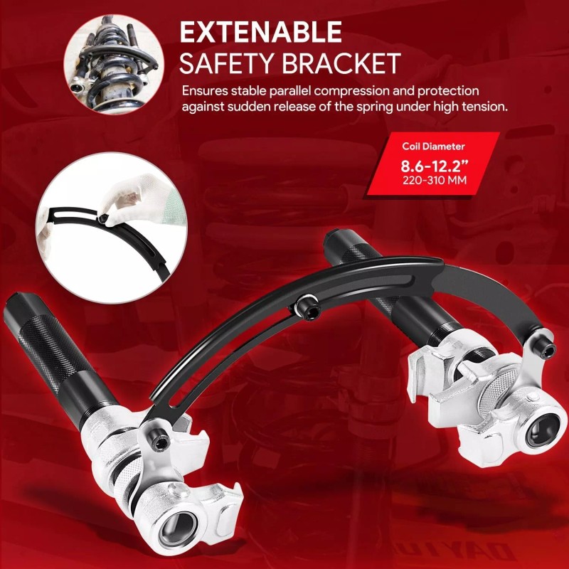 Tool Coil Spring Compressor Tool Automotive For Macpherson Strut Shock