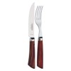 Tramontina Churrasco Pampas Steak Set in Red Forged Stainless Steel