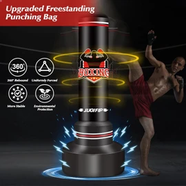 Heavy Punching Bag with Stand Adults Teens,70" Freestanding Boxing Bags Kicking Bag Heavy Bag with Boxing Gloves and Electric Air Pump, Kickboxing Training Equipment Bags Thai Fitness Karate