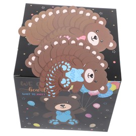 KOMBIUDA 1 Set Gender Reveal Box with Lid Shower Party Props Fun Gender Reveal Kit for Boys Easy to Use and Festive Decorations