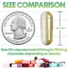 Capsules Express - Cápsulas veganas vacías - Cápsulas vegetarianas/vegetales -