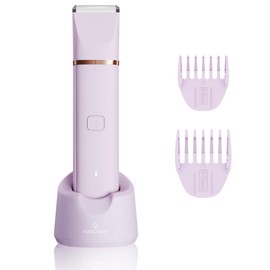 VG VOGCREST Electric Bikini Trimmer: 2 in1 Body Facial Hair Remover - Pubic Hair Shaver for Women