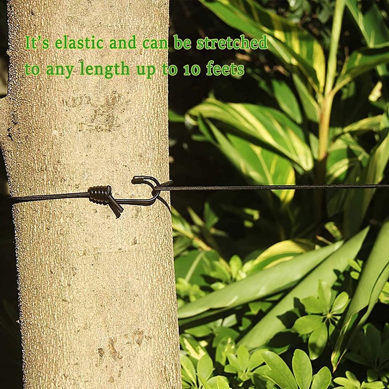 2 Pack Portable Clothes Line, Elastic Travel Clothesline, Adjustable, Retractable,