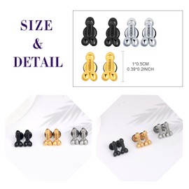 feilok Hoop Earrings Stud Cartilage Piercing for Men Dangle Huggie Hoop Earrings Stainless Steel Stud Earrings for Women Earrings, Stainless Steel