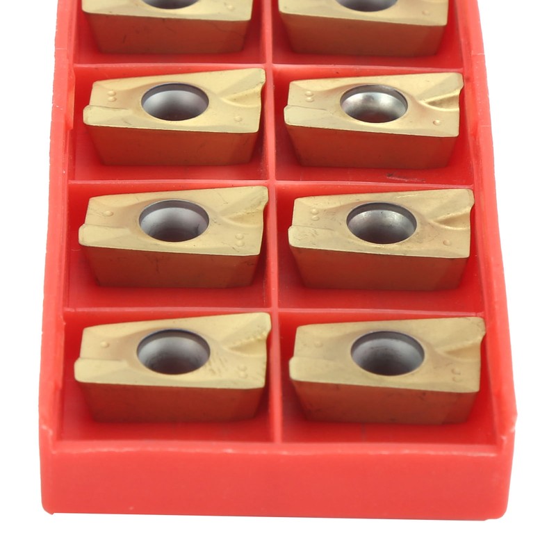 10Pcs Milling Inserts APMT1604 Cemented Carbide Yellow Coating Accessorie for