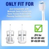 Waterpik Replacement Brush Heads for Waterpik Sonic-Fusion 2.0 Flossing Toothbrush