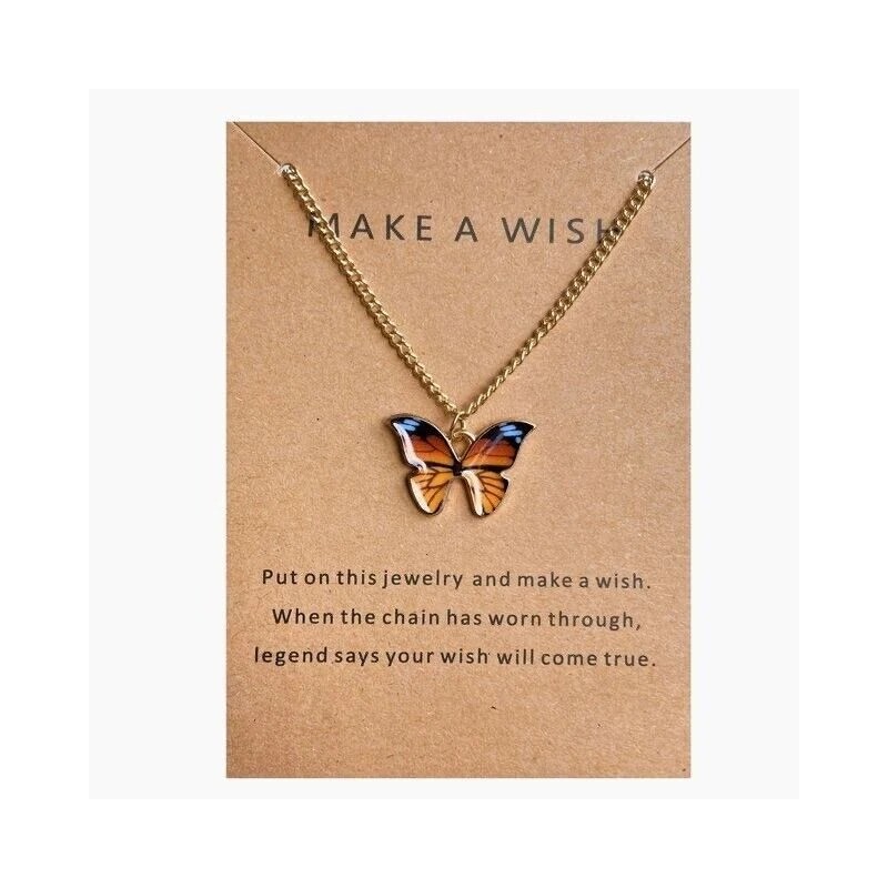 Unbranded Butterfly Necklace Pendant For Women Girls GIFT Make A