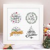 Merry Christmas Clear Stamps for Card Making Decorative Xmas Theme