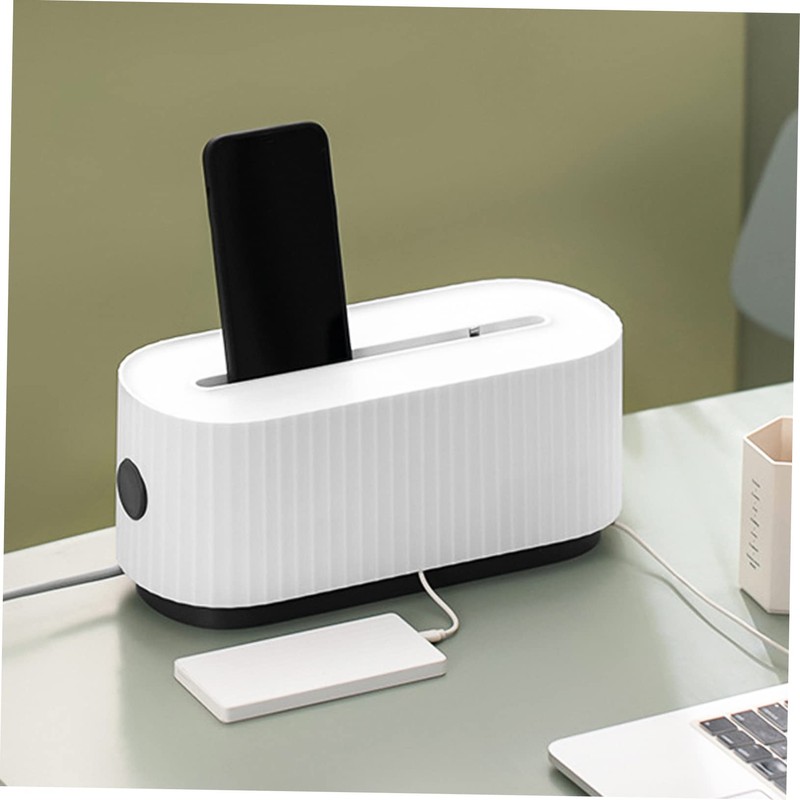 KOMBIUDA Creative Cable Management Box Durable Cord Organizer for Tidy