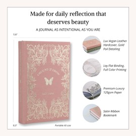 Journal for Women with Prompts – 12-Week Daily Reflection, Gratitude for Mindfulness, Self-Care & Intentions – Guided Journal with Morning & Evening Entries, Weekly Coloring Pages