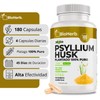 Psyllium Husk 100% Puro - Fibra Altamente Soluble - (180