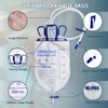 Catheter Urinary Drainage Bags for Men 2000mL,Thicker Tube - Fast