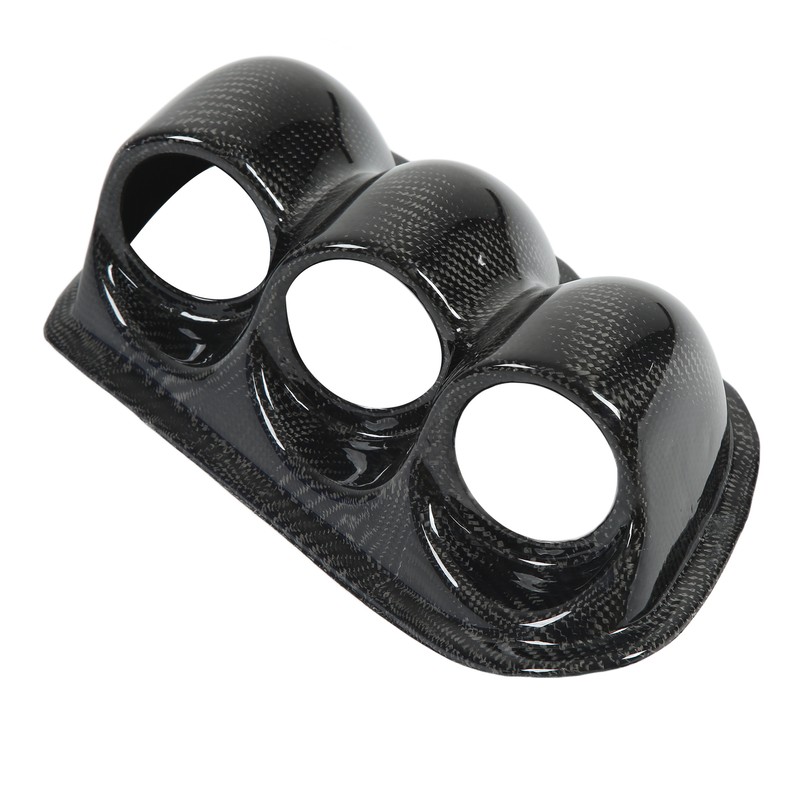 52mm Carbon Fiber Dash Board Triple Gauge Pod Holder Replacement