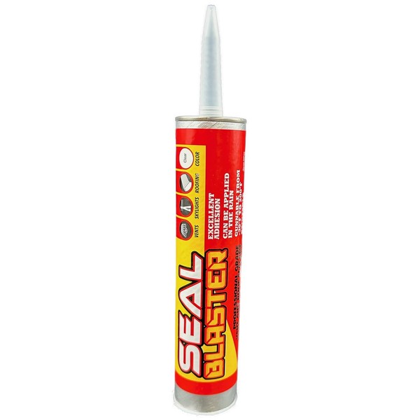 SealBlaster Sealant | Clear Caulking for numerous Applications (Roofing, Ventilation,