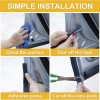 Unbranded 13ft Z Shape Car Window Door Rubber Seal Strip