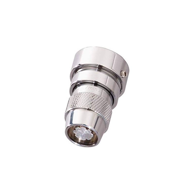 Symmons 4-285M Fre-Flo 1-Spray 1 in. Fixed Showerhead in Polished