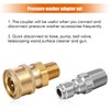Shimeyao 4 Sets NPT 1/4 Inch Pressure Washer Coupler Quick