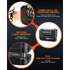 Onvian Motorcycle Disc Brake Lock, 4-Digit Code Locks Anti-Theft Security