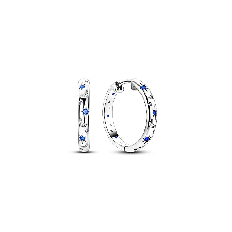 NARMO 925 Sterling Silver Hoop Earrings, Heart Shape Hoop Earrings