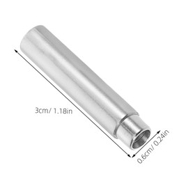 Gatuida 10PCS Pyrography Adapter Convert Soldering Iron to Wood Burning Tool Heat Resistant Metal Construction for Versatile DIY Crafting Lightweight Portable Design for Easy Use