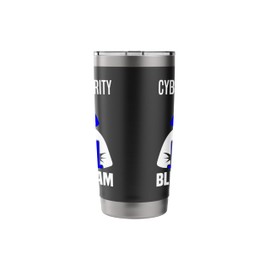 Blue Team Cybersecurity Hacking Ethical Hacker Cybersecurity Stainless Steel Insulated Tumbler