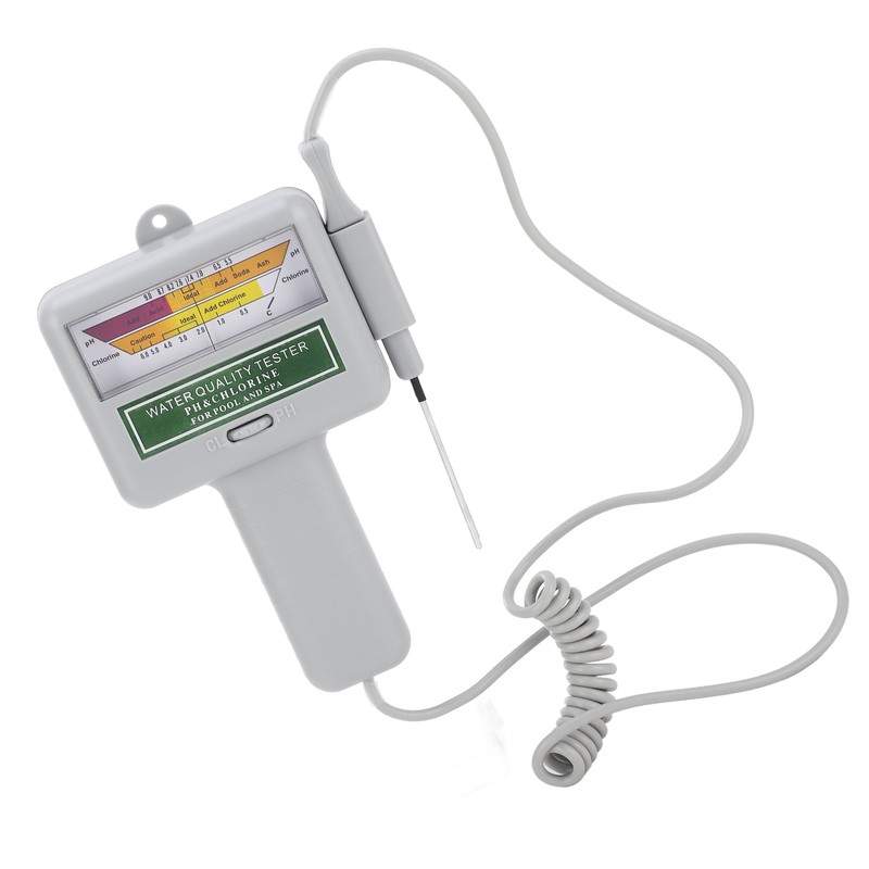 Portable PH Tester Chlorine Meter Swimming Pool Spa Water Quality